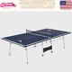 Indoor-outdoor Play Ping Pong Tennis Table Fordable Paddles And Balls Included