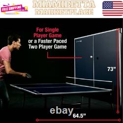 Indoor-outdoor play ping pong tennis table fordable paddles and balls included