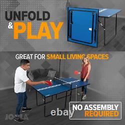 JOOLA Allegro Indoor Midsize Table Tennis Table with Net