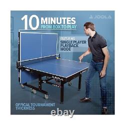 JOOLA Centric Professional Table Tennis Table with Quick Clamp Ping Pong Ne