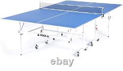 JOOLA Indoor 15Mm Ping Pong Table with Quick Clamp Ping Pong Net Set Single Pl
