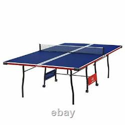 JOOLA Indoor 15mm Ping Pong Table with Quick Clamp Ping Pong Net Set Single