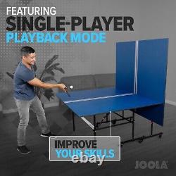 JOOLA Indoor Table Tennis Table with Ping Pong Net and Post Set, 15mm Surface