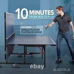 JOOLA Inside 15mm Table Tennis Table with Net Set Features Quick 10-Min Ass