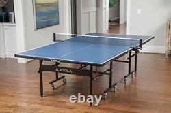 JOOLA Inside 15mm Table Tennis Table with Net Set Features Quick 10-Min Ass