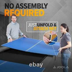 JOOLA Tetra 4 Piece Ping Pong Table Top for Pool Table Includes Ping Pong