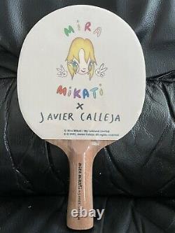 Javier Calleja X Mira Mikati Ping Pong Bat Set, Limited Edition