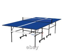 Joola Ping Pong Table Indoor Table Tennis Regulation Size Game Room Blue New