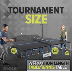 Joola Ping Pong Table Regulation Size Table Tennis Foldable Indoor Family Game
