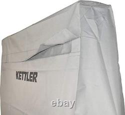 KETTLER Heavy-Duty Weatherproof Indoor/Outdoor Table Tennis Table Cover Grey