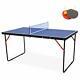 Kl Klb Sport Table Tennis Table Midsize Foldable & Portable Ping Pong Table S