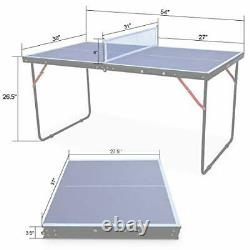 KL KLB Sport Table Tennis Table Midsize Foldable & Portable Ping Pong Table S