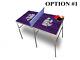 Kansas State University Portable Table Tennis Ping Pong Folding Table Withaccessor