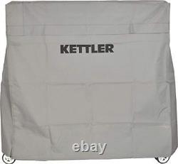 Kettler Heavy-Duty Weatherproof Indoor/Outdoor Table Tennis Table Cover Grey