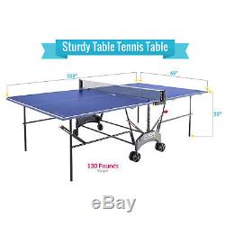 Kettler Outdoor Table Tennis Table Axos 1 with Outdoor Accessory Bundle