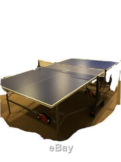 Kettler Stockholm GT Institutional/Tournament Indoor Table Tennis Table Blue Top