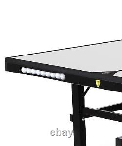 Killerspin UnPlugNPlay MyT 415 Max Indoor Ping Pong Table Vanilla White