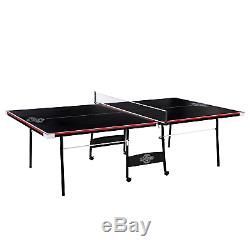 Lancaster 2 Piece Official Size Indoor Folding Table Tennis Ping Pong Game Table