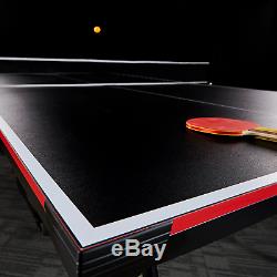 Lancaster 2 Piece Tournament Indoor Folding Table Tennis Ping Pong Game Table