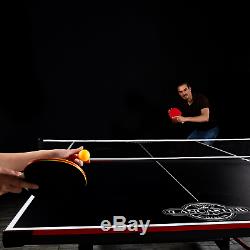 Lancaster 2 Piece Tournament Indoor Folding Table Tennis Ping Pong Game Table