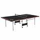 Lancaster 4 Piece Official Size Folding Table Tennis Ping Pong Game Table, Black