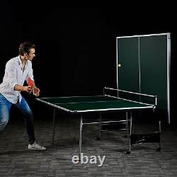 Lancaster 4 Piece Official Size Folding Table Tennis Ping Pong Game Table (Used)