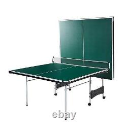 Lancaster 4 Piece Official Size Table Tennis Ping Pong Game Table (Open Box)