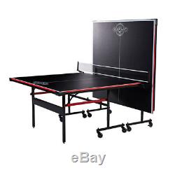 Lancaster Easy to Assemble Compact Portable Indoor 2 Piece Table Tennis Game