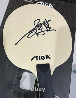 MA LONG SHIWEN ZHENDONG WANG MANYU XU XIN Autographed Ping-Pong Table Tennis