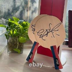 MA LONG SHIWEN ZHENDONG WANG MANYU XU XIN Autographed Ping-Pong Table Tennis