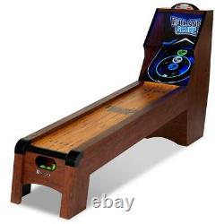 MD Sports 9 Ft. Roll And Score Table Arcade Game Includes 4 Skee-Ball LED Light