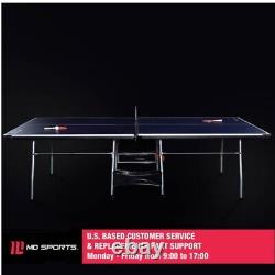 MD Sports Official Size 15mm 4 Piece Indoor Table Tennis Blue Free Ship M2