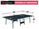 Md Sports Official Size 15mm Foldable Table Tennis Ping Pong Table Withaccessories