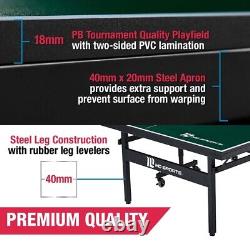 MD Sports Official Size Ping Pong Table 18 Mm Tennis Table Indoor Game Room NEW