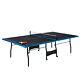 Md Sports Official Size Table Tennis Table, Black/blue