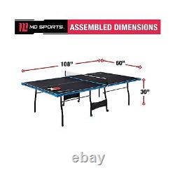 MD Sports Table Tennis Tables Multiple Styles, Foldable for Easy Storage with