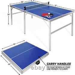 Mesas de Tenis de Mesa Vermont Mesas de Ping Pong Plegables + Raquetas/Pelotas