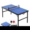 Mid-size Ping Pong Table Foldable Table Tennis Game Table Indoor With Net