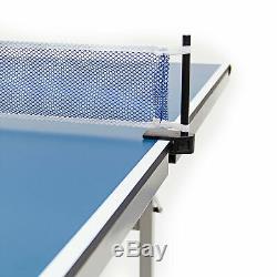 Midi Tischtennistisch Indoor, 75x75x125 Tischtennisplatte für Wohnung & Garten