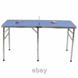 Mini Table Tennis Mid-size Ping PongGame Set Indoor/Outdoor Foldable Table New