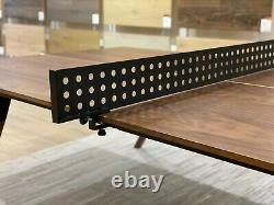 Modern Walnut Ping Pong Table/ Dining Table with Iron Net