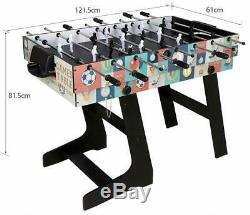 Multi-Function 4 In 1 Combo Game Table Football, Hockey, Pool And Table Tennis