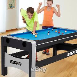 Multi-Game Entertainment Table for Kids Teen Air Hockey Ping Pong Billiards Pool