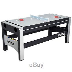 Multi-Game Entertainment Table for Kids Teen Air Hockey Ping Pong Billiards Pool