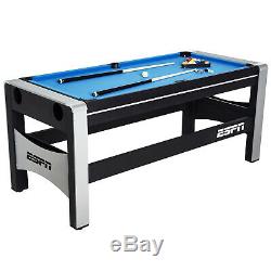 Multi-Game Entertainment Table for Kids Teen Air Hockey Ping Pong Billiards Pool