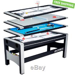 Multi Game Table Recreation for Kids Gaming Sport Air Hockey Pool Mini Ping Pong