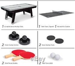 Multi Game Tables For Game Room Air Hockey Kids Adults Tennis Ping Pong 80 Inch