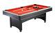 New 2-in-1 Pool Table With Red Felt Top & Table Tennis Ping Pong Table Multi Game