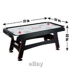 NEW! ESPN 72 INCH AIR Powered Hockey Table With Table Tennis Top In-Rail Scorer