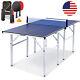 New Portable Ping Pong Table With Net, 2 Rackets, 3 Table Tennis Balls Table Set